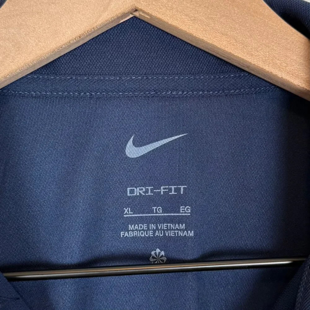 Nike Women's USA Soccer Victory Short Sleeve Polo Shirt Navy Blue NWT Size XL
